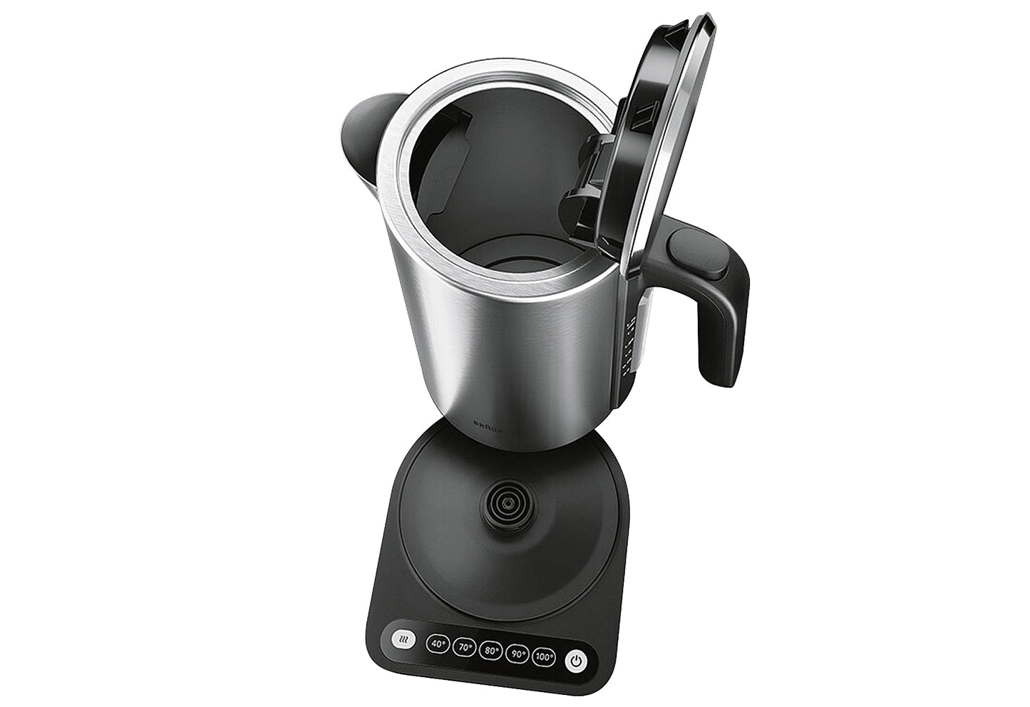 Wasserkocher WK 5205 BK 1,7l Edelstahl /schwarz