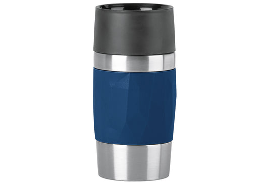 Isolierbecher Travel Mug Compact 0,3l Manschette dunkelblau