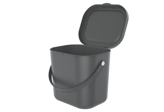 Komposteimer Albula 6l 23,5x20x20,8cm anthrazit