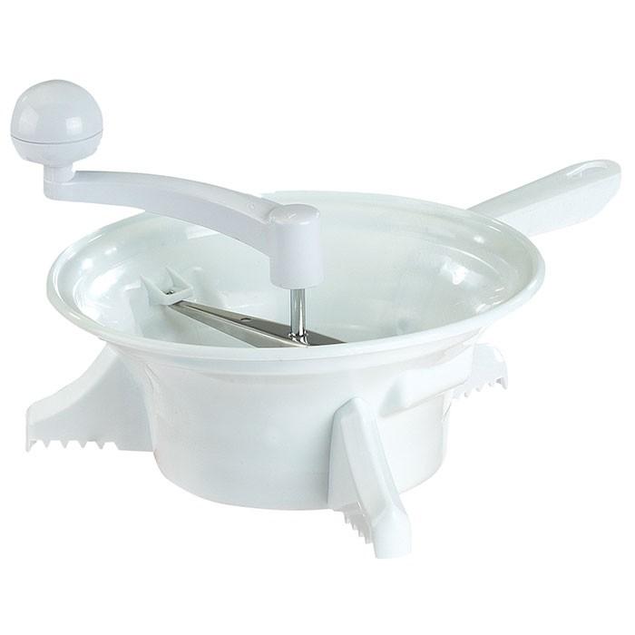 Passiermaschine Ø14cm weiß 2 Scheiben