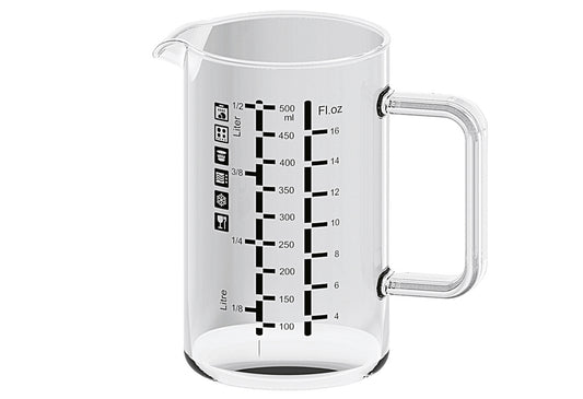Messbecher mit Henkel 0,5 l