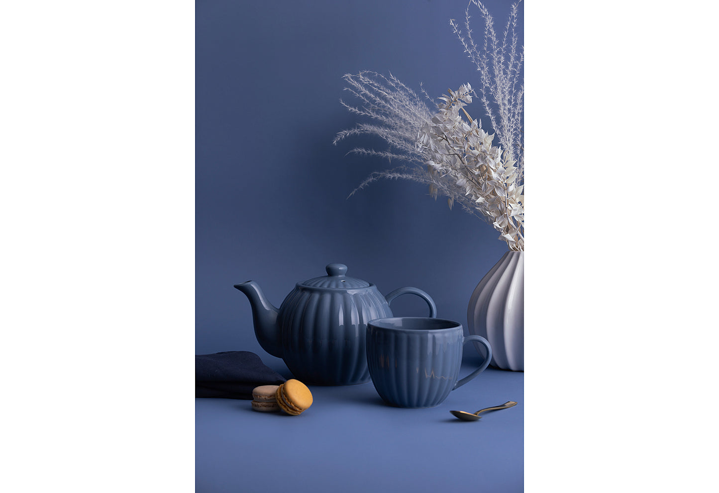 Teekanne Luxe 6 Tassen 1,1l blau