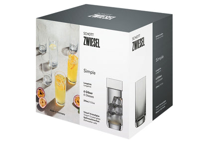 Longdrinkglas Simple 6er Set