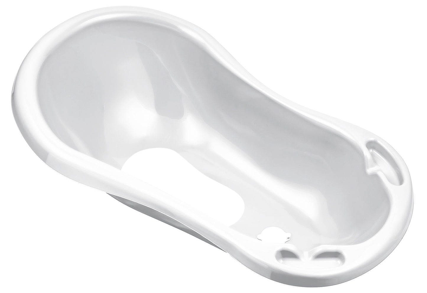 Badewanne mit Stöpsel 84cm weiß