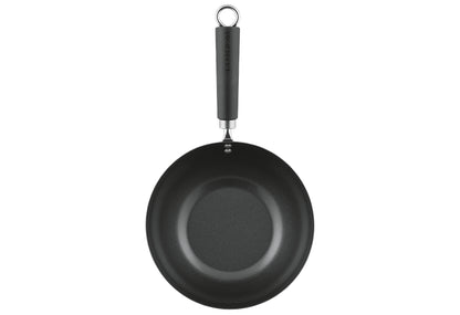 KEN HOM Wokpfanne Ø20cm mit Phenolharz-Griff antihaft Karbonstahl