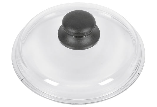 Glasdeckel mit Kunststoffknopf Ø20cm