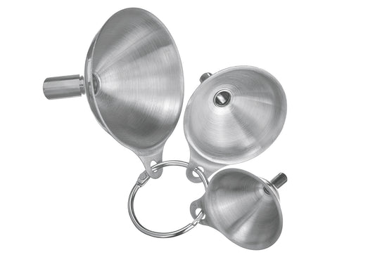 Trichter-Set Mini Edelstahl 3teilig
