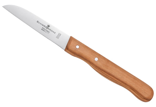 Gemüsemesser Olivenholz gerade 7,5 cm Carbon