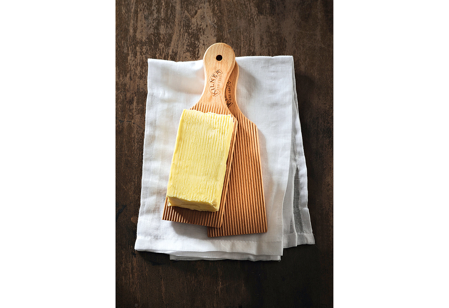 Butter Brettchen Buchenholz 2er Set