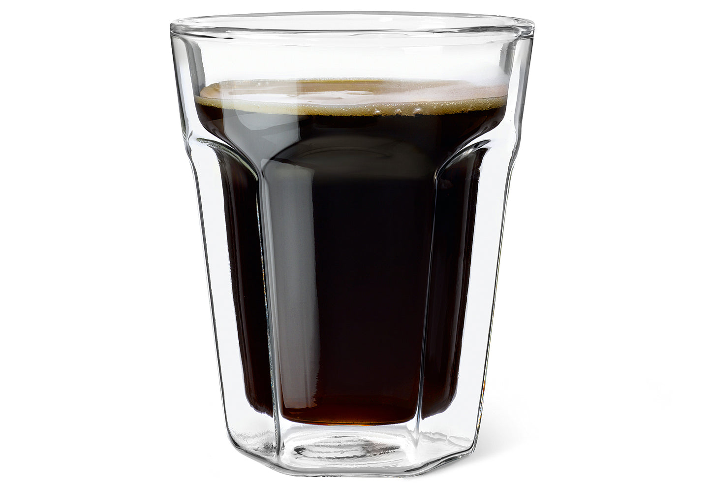Kaffee Glas doppelwandig 220ml 2er Set