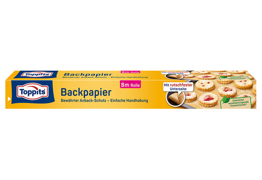 Backpapier Rutschfest 38cmx8m auf Rolle