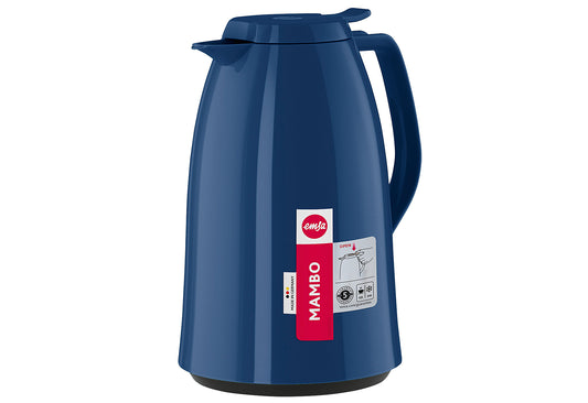 Isolierkanne Mambo Quick Tip 1,5l hochglanzblau