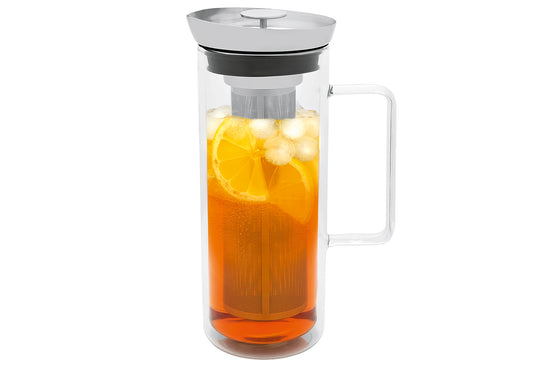 Eisteekanne San Remo 1l doppelwandig Glas