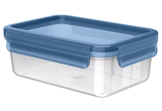 Frischhaltedose Clip & Close Eco 1l rechteckig  transparent blau