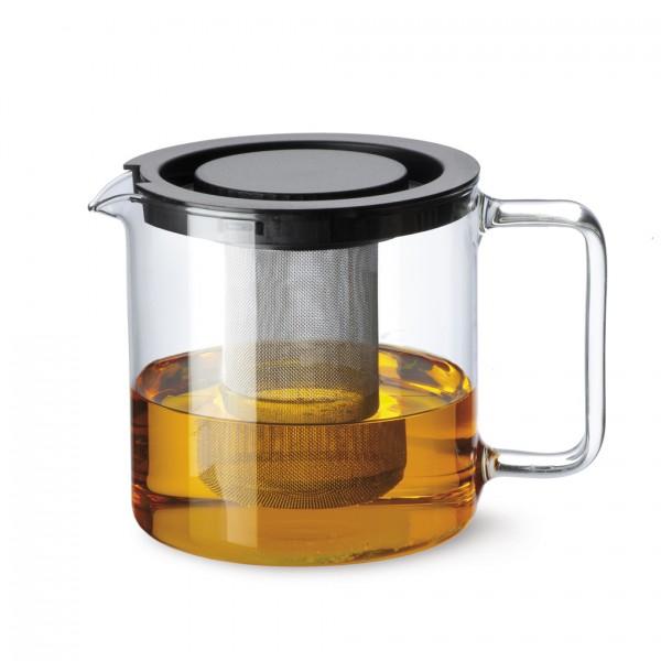 Teekanne mit Metallsieb und Kunststoffdeckel 1,3 l