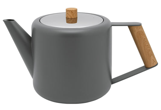 Teekanne Boston 1,1l matt grau