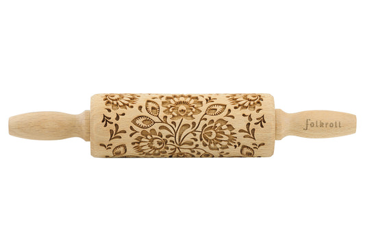 3D-Motiv-Teigrolle Folk Floral junior
