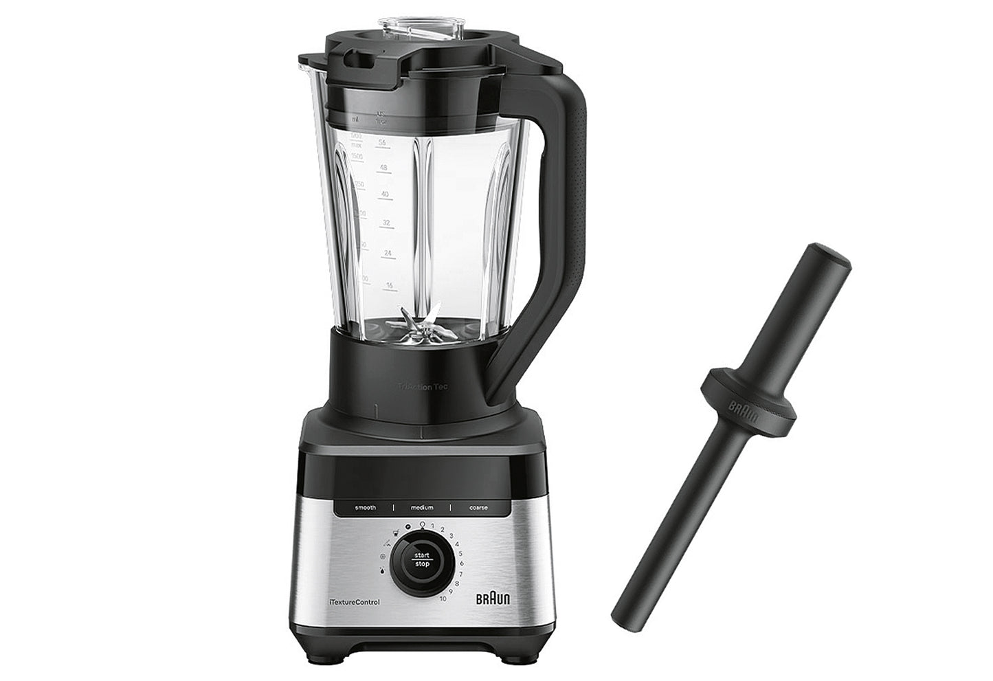 Standmixer JB7550 BK 1400W Edelstahl/schwarz