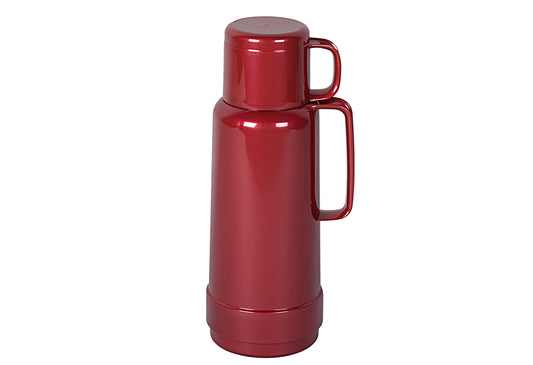 Isolierflasche Kunststoff 1 l shiny burgund