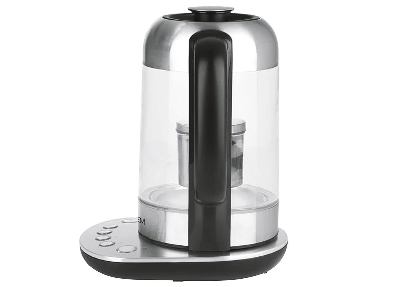 Wasserkocher Teatime II 1,7l 2200W mit Filter Edelstahl/Glas