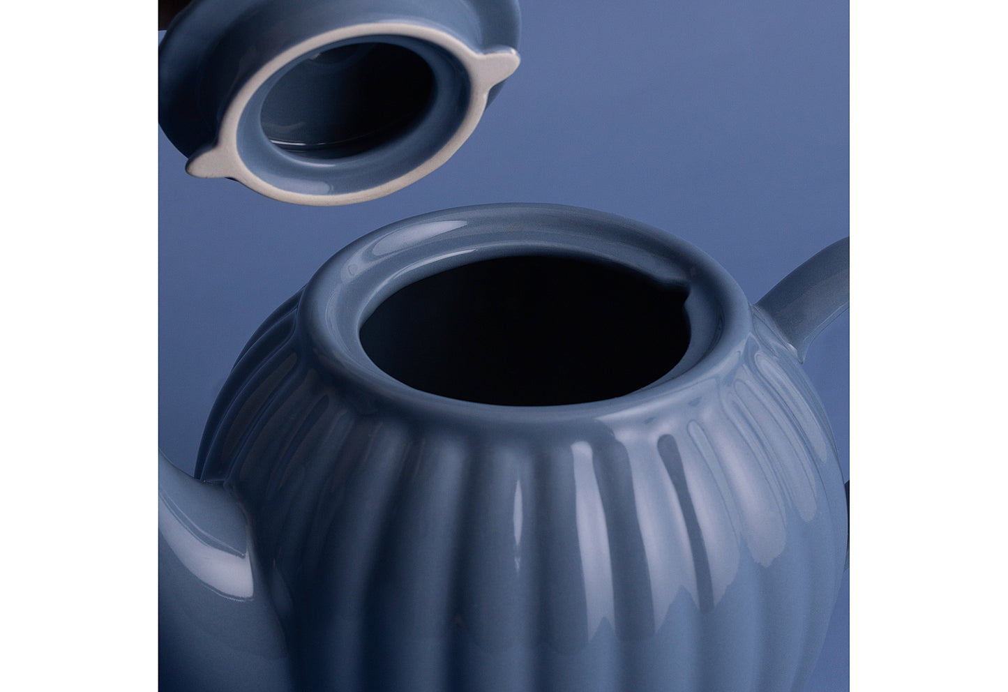 Teekanne Luxe 6 Tassen 1,1l blau