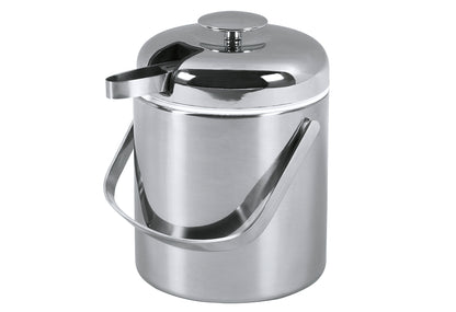 Eiseimer mit Zange Classic verchromt 1,3 l 22cm Ø14cm