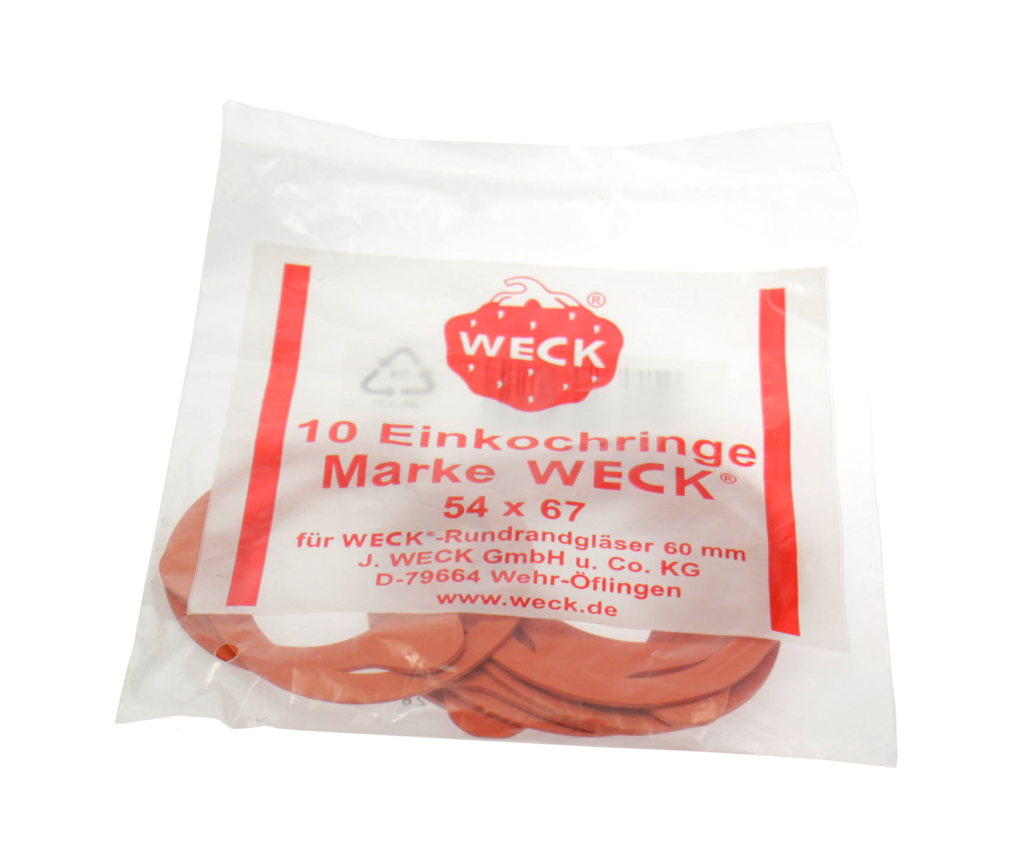 Einkochringe 54x67mm 10er Beutel