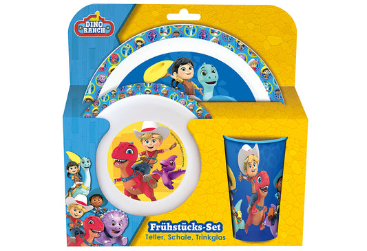 Frühstücksset PP Dino Ranch 3teilig