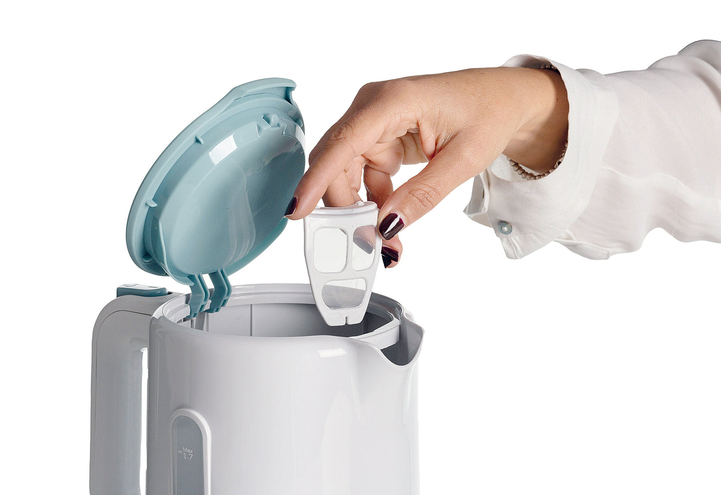 Wasserkocher Serie Breakfast 2.200W 1,7l weiß