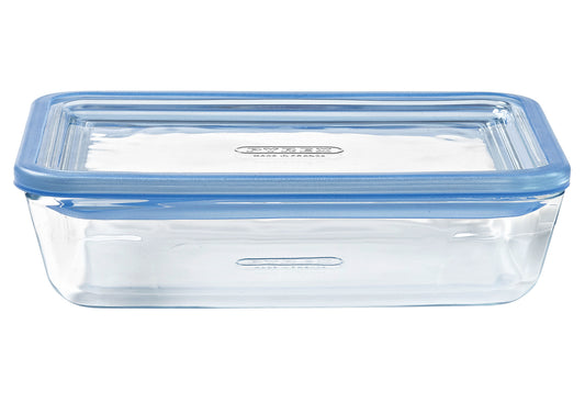 Zero Plastic Frischhaltedose mit Deckel 0,8l 19x14x5cm