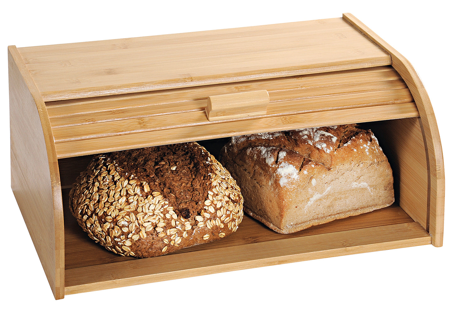 Brotkasten mit Rollklappe Bambus FSC® 40x27x16,9cm