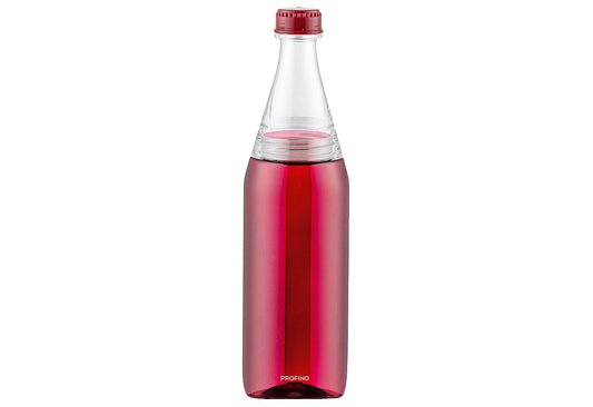 Wasserflasche Sparkle 750ml burgund