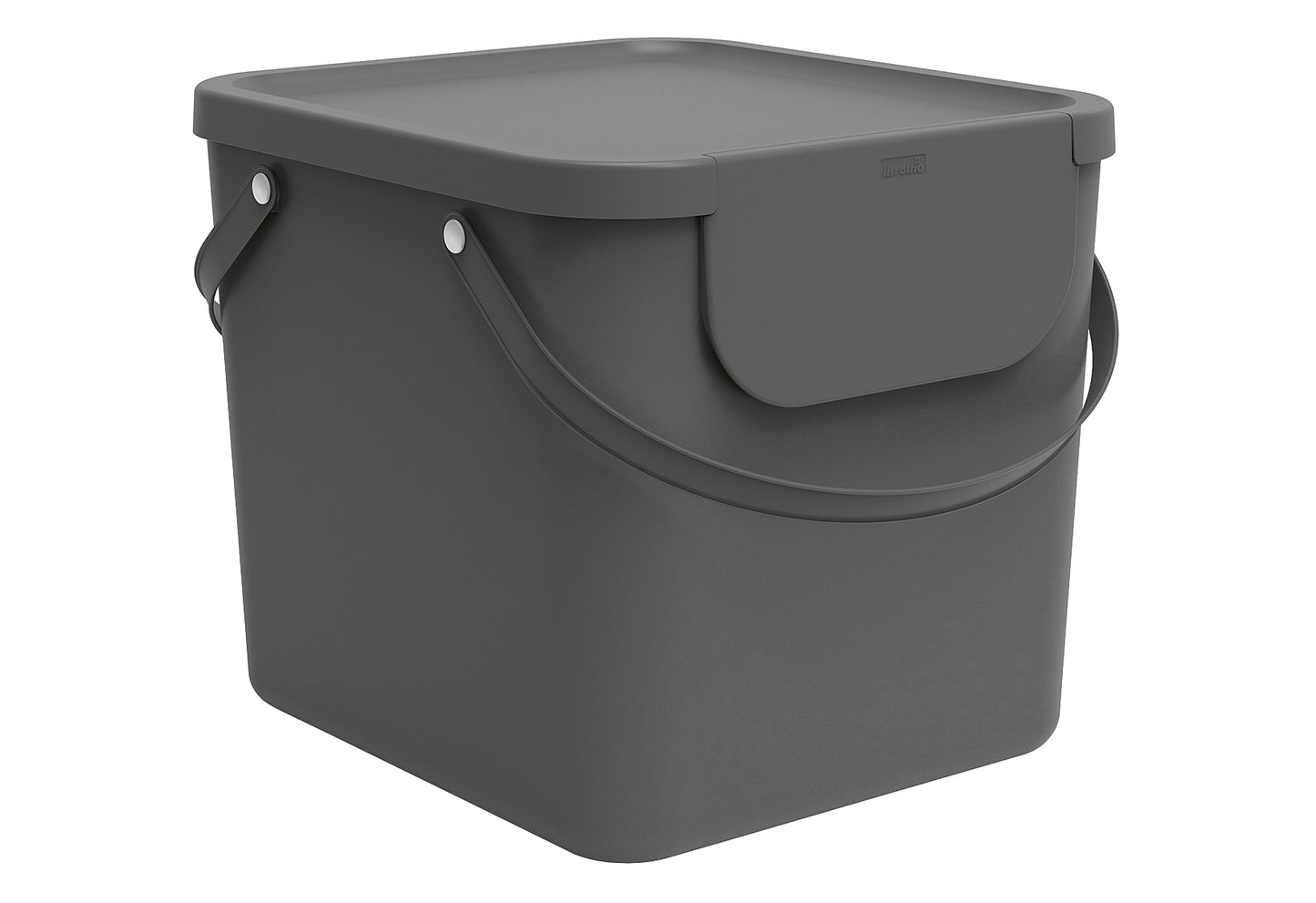 Abfallbehälter Albula 40l 39,8x35,8x33,9cm anthrazit