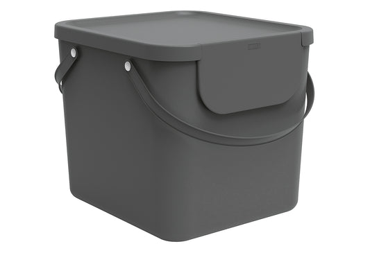 Abfallbehälter Albula 40l 39,8x35,8x33,9cm anthrazit