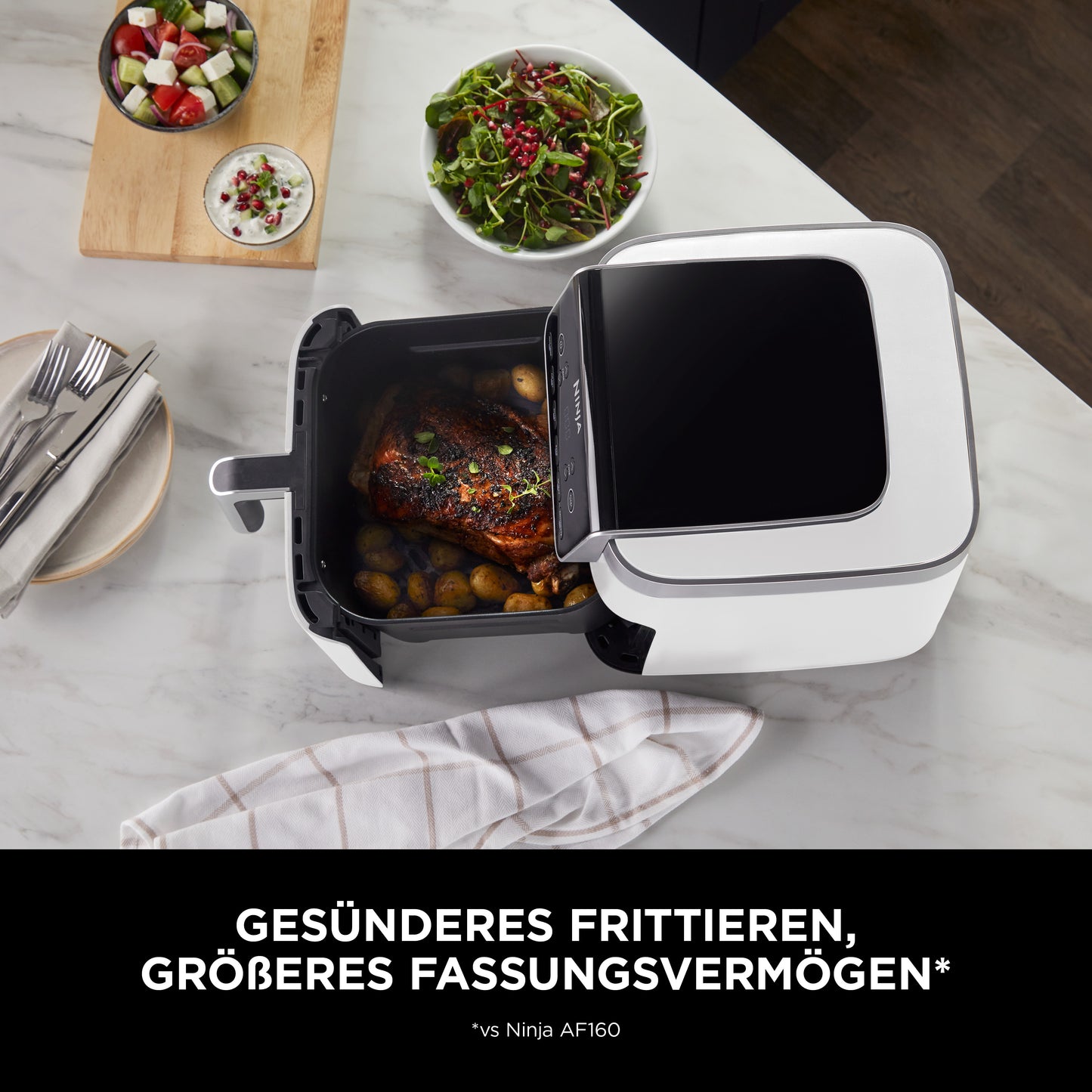 Ninja AF180EUWH Max Pro Heißluftfritteuse 6,2 L