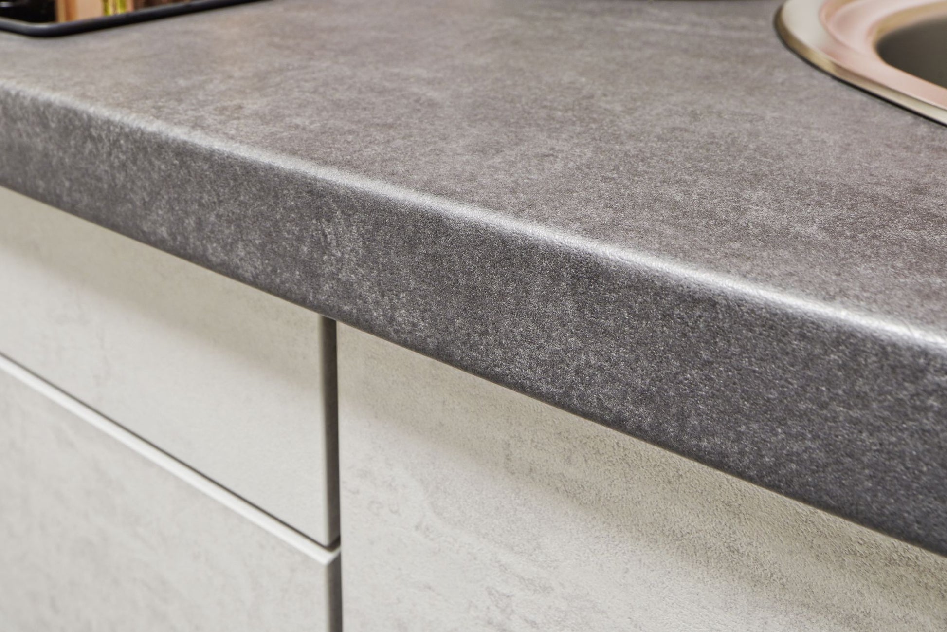 Küchenzeile 180 cm, Schränke in Beton Weißgrau - Ruder Home GmbH