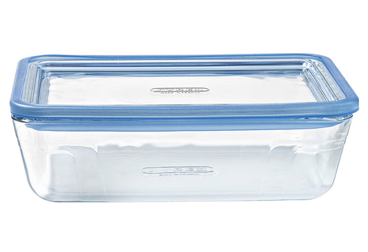 Zero Plastic Frischhaltedose mit Deckel 1,5l 22x17x6cm