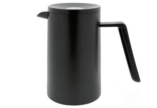 Kaffeebereiter San Marco 1l doppelwandig Edelstahl matt schwarz