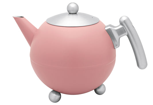 Teekanne Duet Bella Ronde 1,2l rosa matt