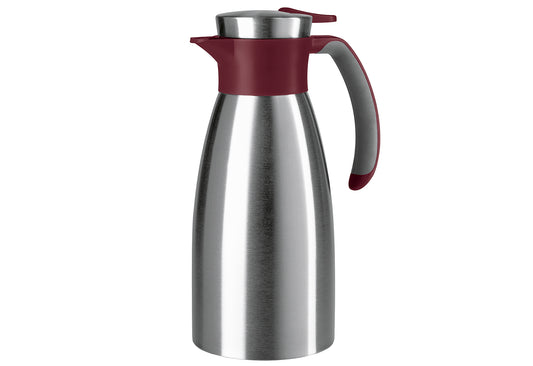 Isolierkanne Soft Grip 1l weinrot