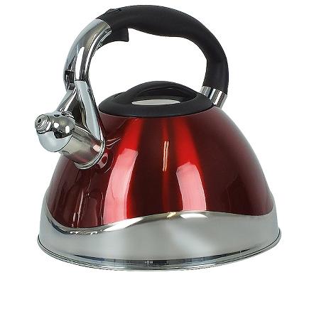 Wasserkessel Varus 18/10 3 L Ø22cm rot