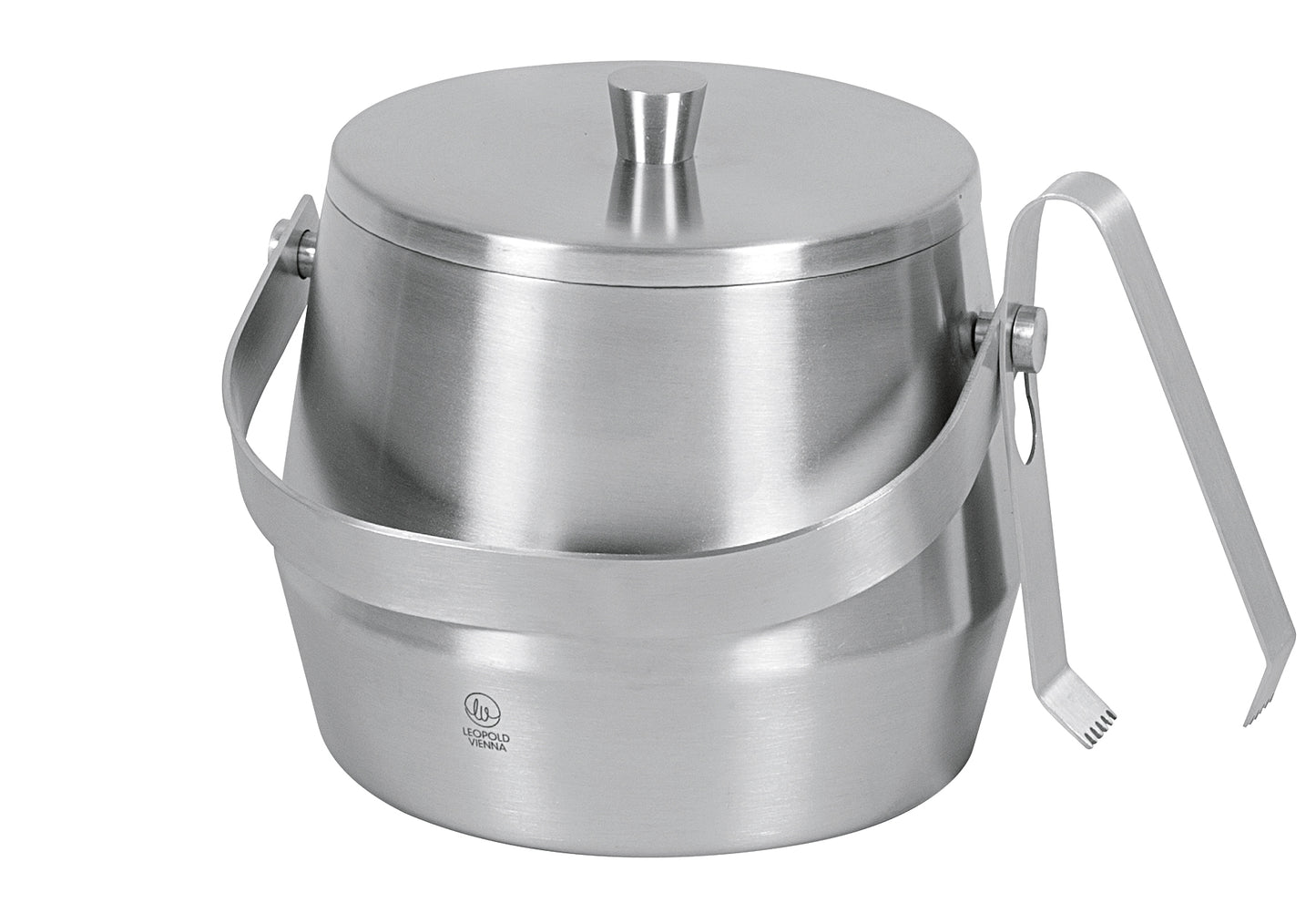 Eisbehälter mit Deckel und Zange Ø12cm