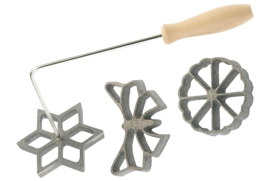 Waffelbäckerei 3 Formen