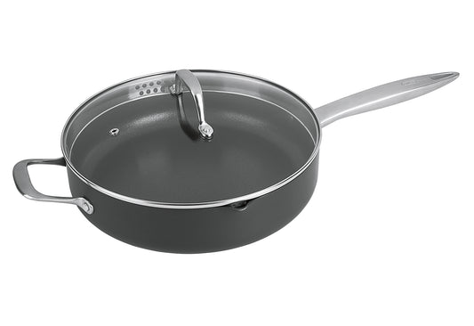 Schmorpfanne Ultimate Pro Ø28cm mit Deckel und Ausgießer