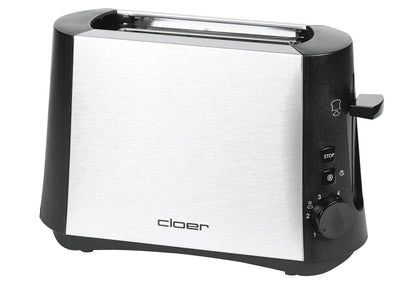 Toaster 3890 1Scheibe 600Watt Edelstahl/schwarz