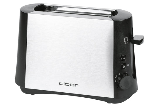 Toaster 3890 1Scheibe 600Watt Edelstahl/schwarz