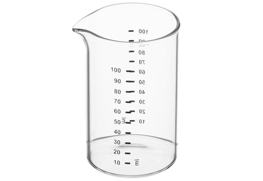 Mini Messbecher Glas 0,1l