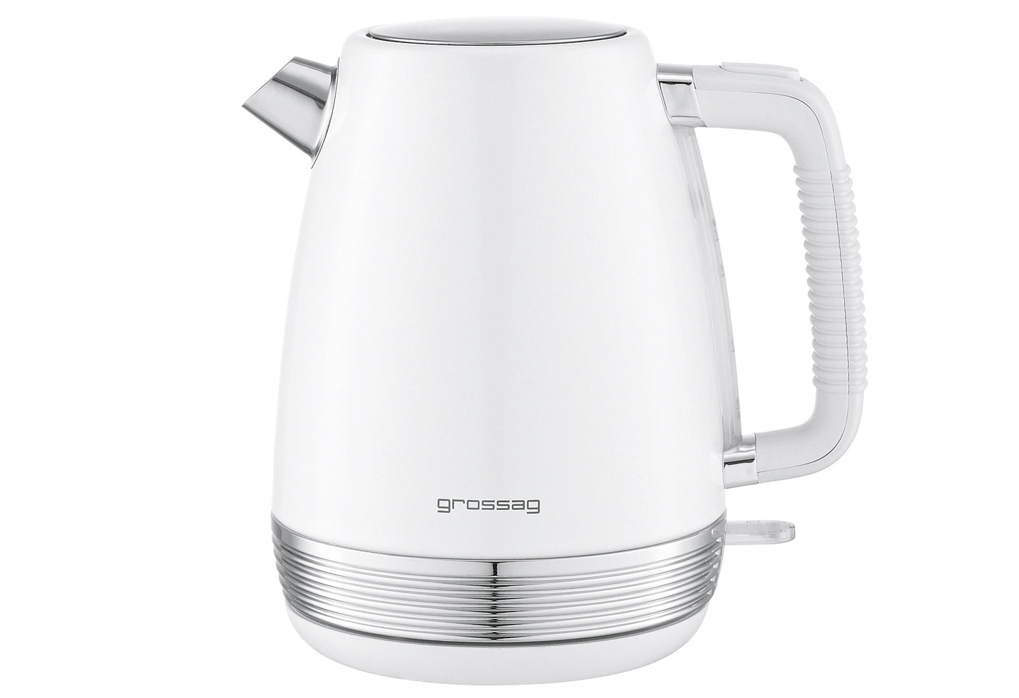 Wasserkocher 1,7l weiß/metallic