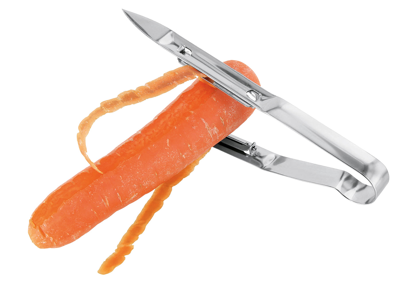 Spargelschäler mit Doppelklinge Edelstahl