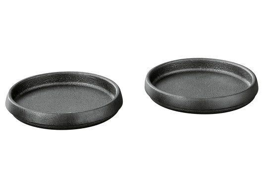 Mühlenuntersetzer Gusseisen 2er Set